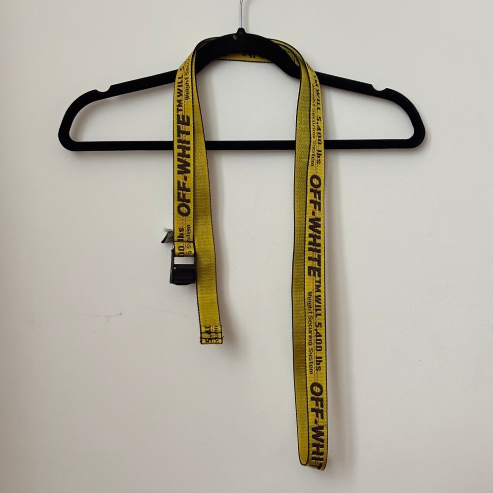 Off-White Ratchet Strap Belt UNISEX